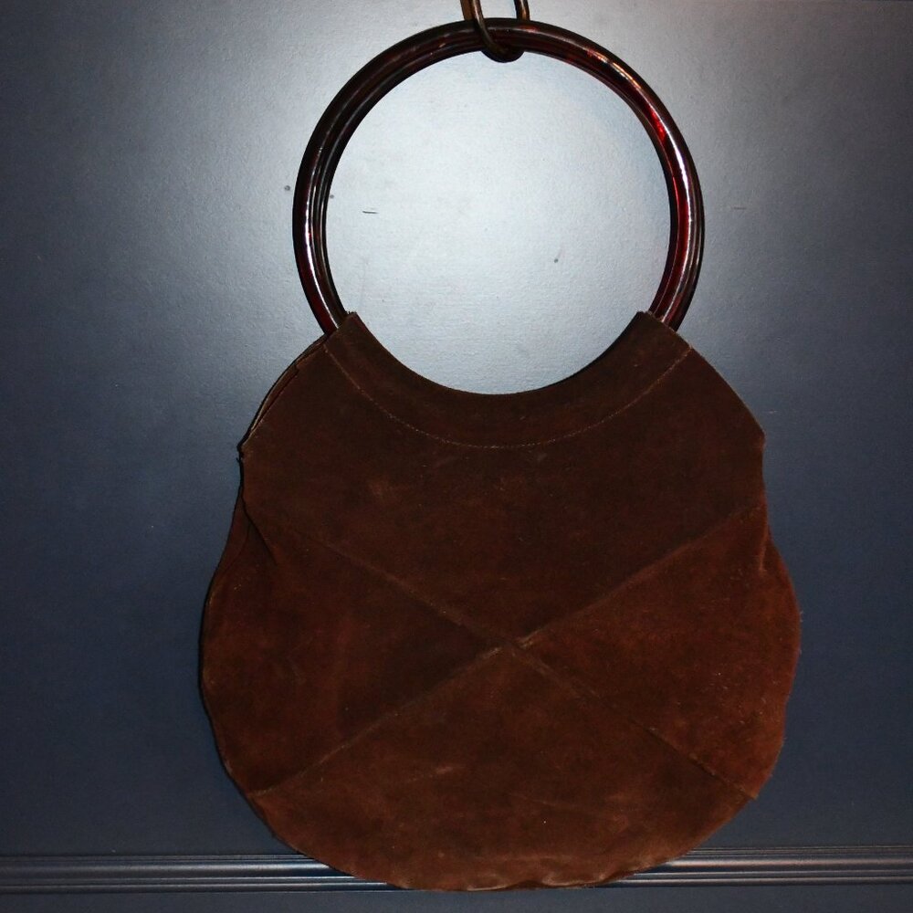 Vintage Suede 70s Era Purse